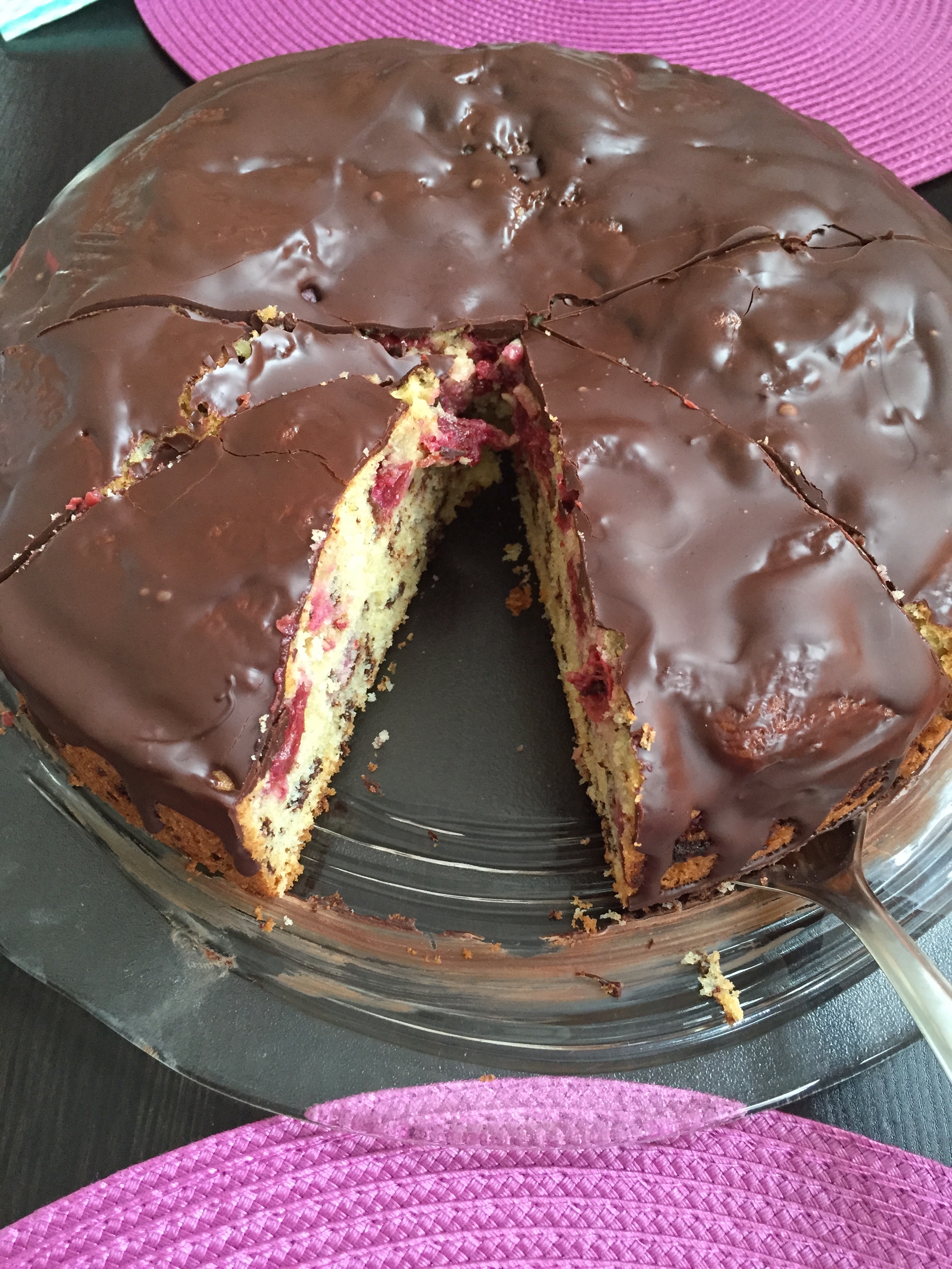 Zur Feier des Tages: Double Chocolate Cherry Cake