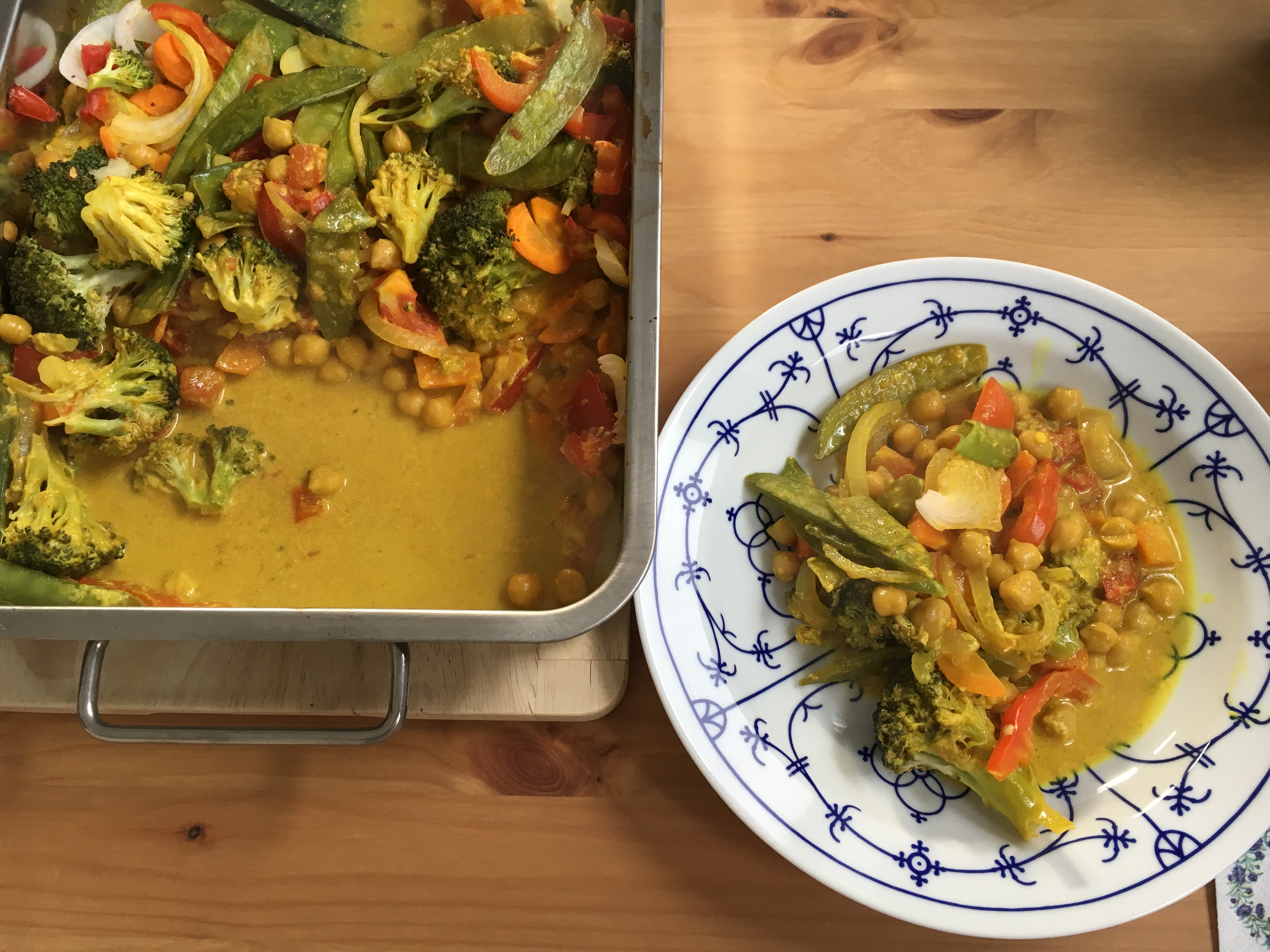 Easy Peasy Kichererbsen-Gemüse-Curry-Auflauf – Die Rezeptblogger